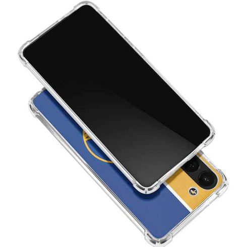 NBA Golden State Warriors Canvas Galaxy S24 FE Clear Case